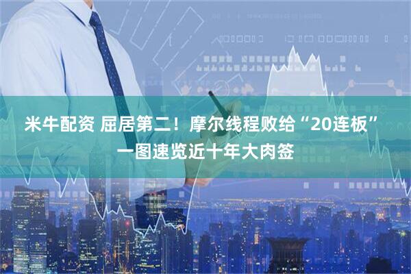米牛配资 屈居第二！摩尔线程败给“20连板” 一图速览近十年大肉签